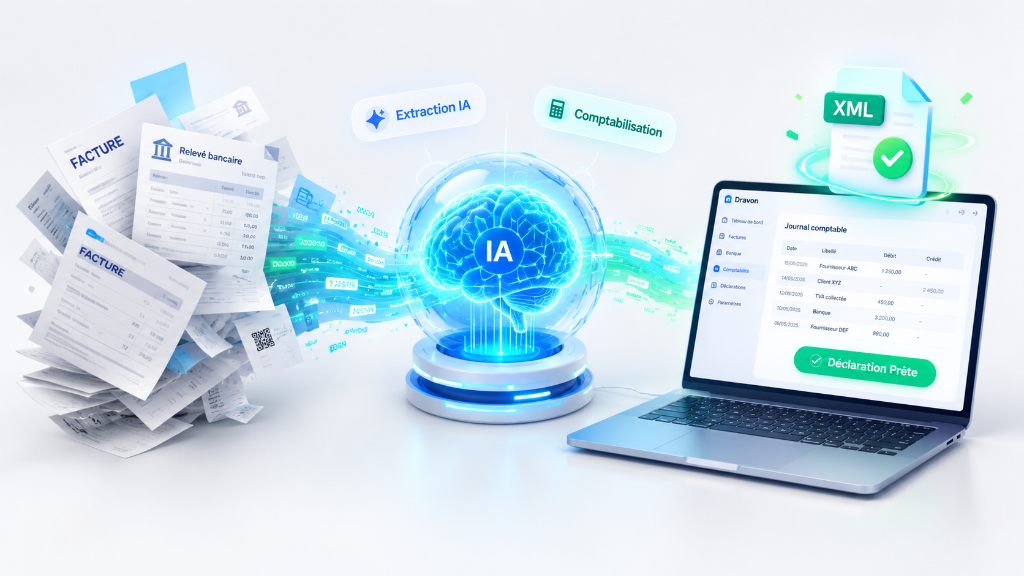 Ingestion de factures et comptabilisation automatisée par IA SmartFiscal